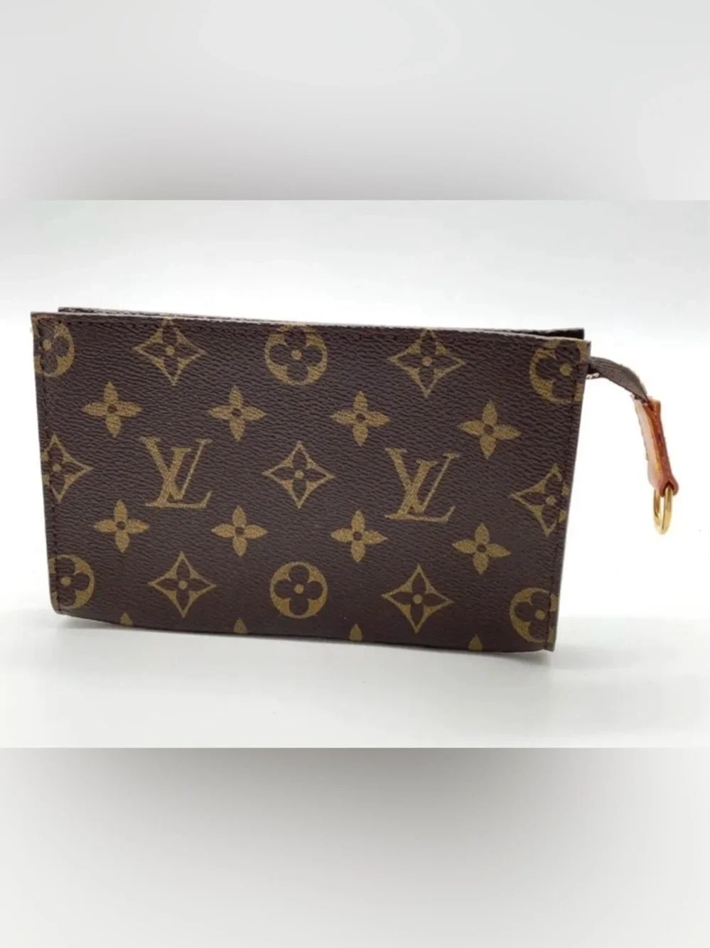 Auth Louis Vuitton Monogram Bucket PM Pouch